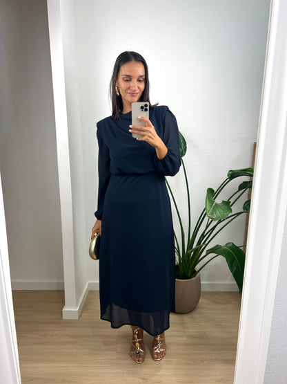Vestido Teresa - Azul Marinho