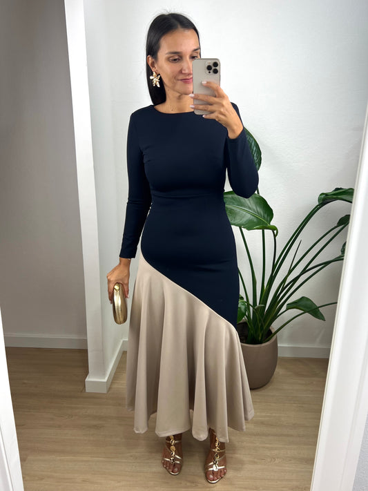Vestido Marie - Azul Marinho