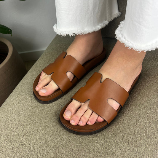 Sandália Cuero - Castanho