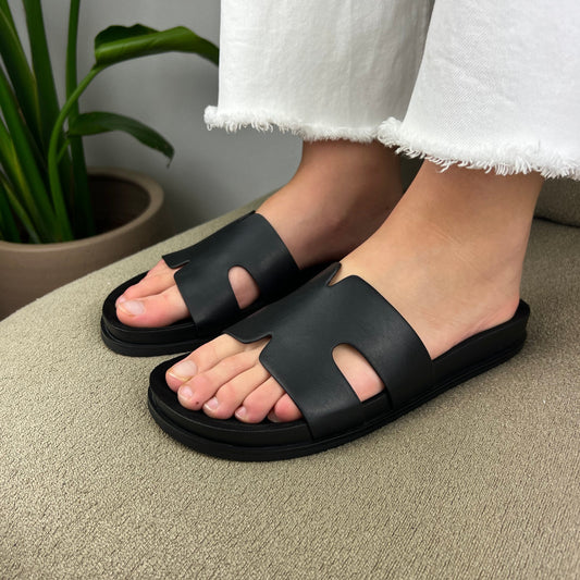 Sandália Cuero - Preto