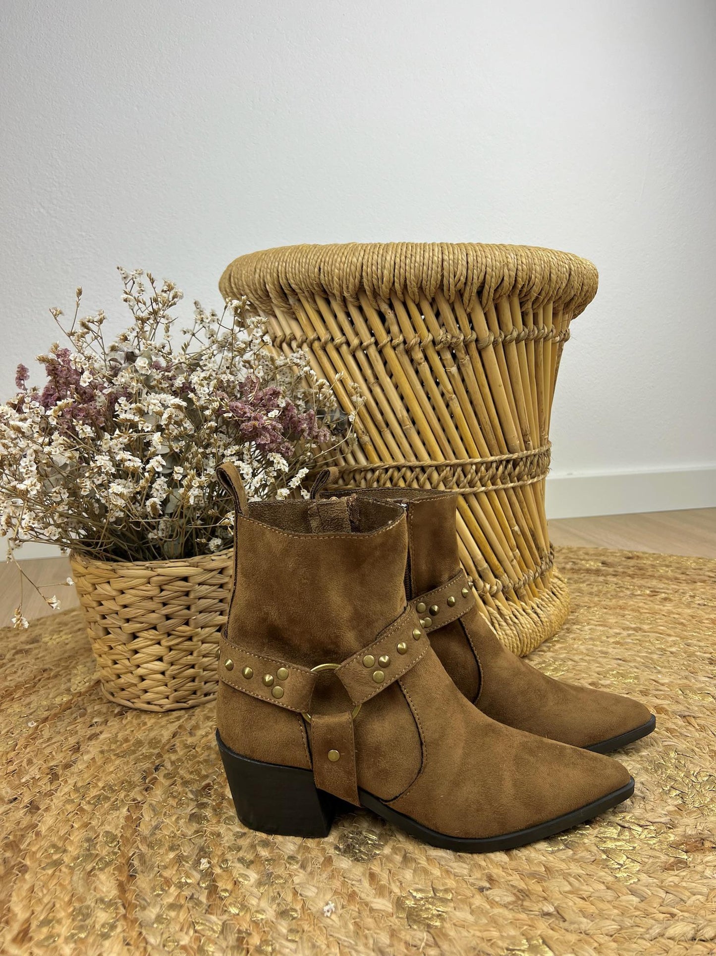 Botins Cowboy - Camel