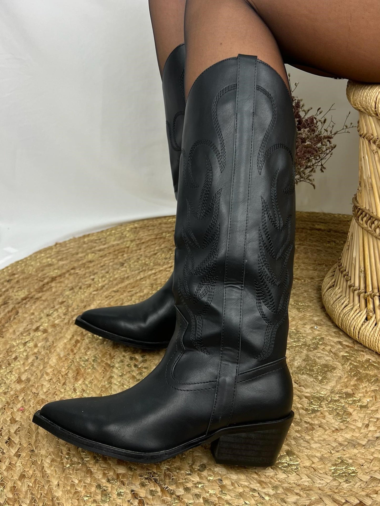 Botas Texanas - Preto